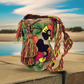 Colorful handmade Wuitusu Wayuu crochet bag, showcasing vibrant Wayuu culture and artisanal craftsmanship, with adjustable straps