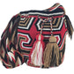 "Colorful handmade Crochet Wayuu bag, showcasing traditional patterns and adjustable straps for versatile use as a crossbody 