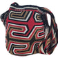 "Colorful handmade Crochet Wayuu bag, showcasing traditional patterns and adjustable straps for versatile use as a crossbody 