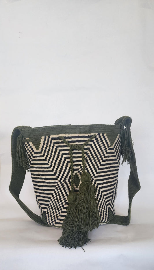 Galilea Large Handmade Crochet Wayuu Mochila Bag