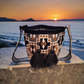 "Colorful handmade Paleteada Crochet Wayuu Bag by Wuitusu, showcasing unique geometric patterns and adjustable strap."