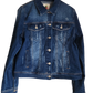 "Colorful handmade punch needle denim jacket with vibrant Wayuu-inspired embroidery, showcasing bohemian style and craftsmans