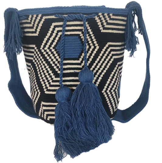 Marina Large Handmade Crochet Wayuu Mochila Bag