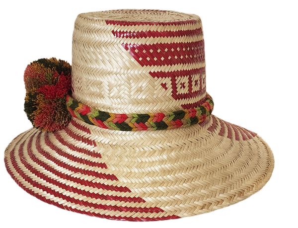 Handmade Wayuu Hat by Wuitusu – Artisan Crafted with Iraca Fibers