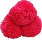 "Colorful handmade Wuitusu straw hat adorned with customizable pompoms, showcasing artisan craftsmanship and fair trade commi