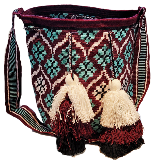 Elsie Large Handmade Wayuu Mochila Bag