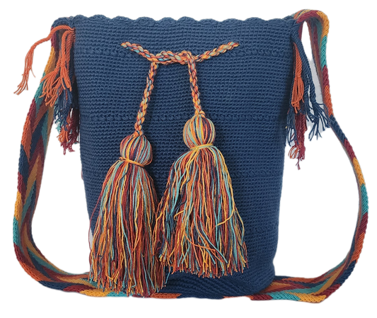 Alani Unicolor Large Handmade Wayuu Mochila Bag