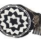 Elegant Wayuu crochet bag in black and white, perfect for a colorful yet minimalist boho style.