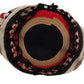 "Colorful Wayuu mochila crochet bag by Wuitusu, handcrafted without metal parts, showcasing traditional patterns and craftsma