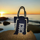 "Colorful Wuitusu Wayuu Waterfall crochet handbag, showcasing a dramatic waterfall design and artisan craftsmanship."