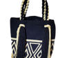 "Colorful Wuitusu Wayuu Waterfall crochet handbag, showcasing a dramatic waterfall design and artisan craftsmanship."