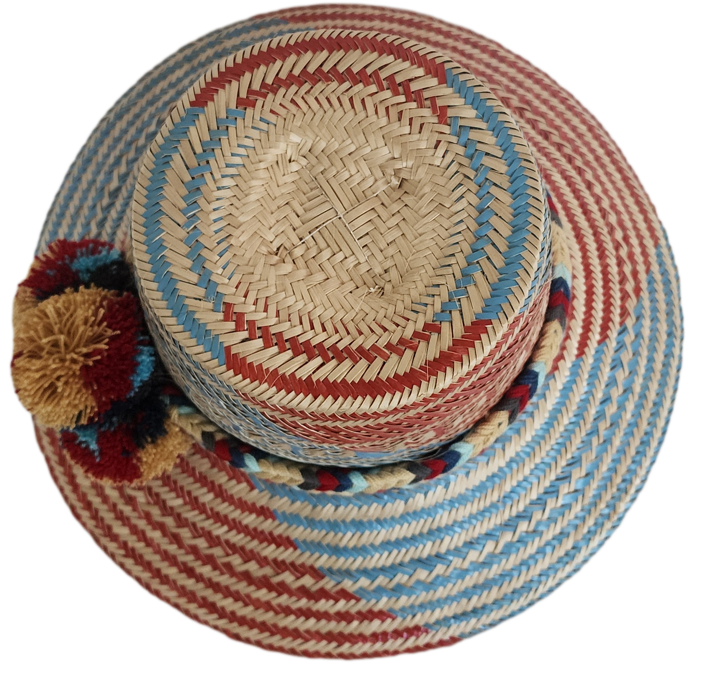 Handcrafted stylish beach hat, perfect as a summer straw hat and loved for its wide brim straw hat flair.
