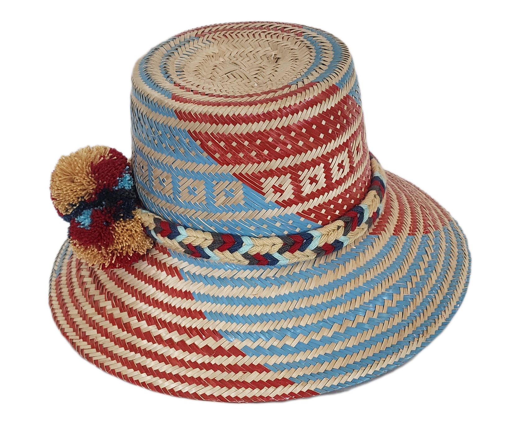 Handcrafted stylish beach hat, perfect as a summer straw hat and loved for its wide brim straw hat flair.
