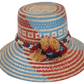 Handcrafted stylish beach hat, perfect as a summer straw hat and loved for its wide brim straw hat flair.
