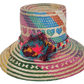 Handcrafted fashion accessory hat, perfect as a wide brim straw hat and loved for its womens fedora flair.
