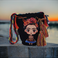Aileen Large Handmade Crochet Wayuu Bag with Lid - Wuitusu