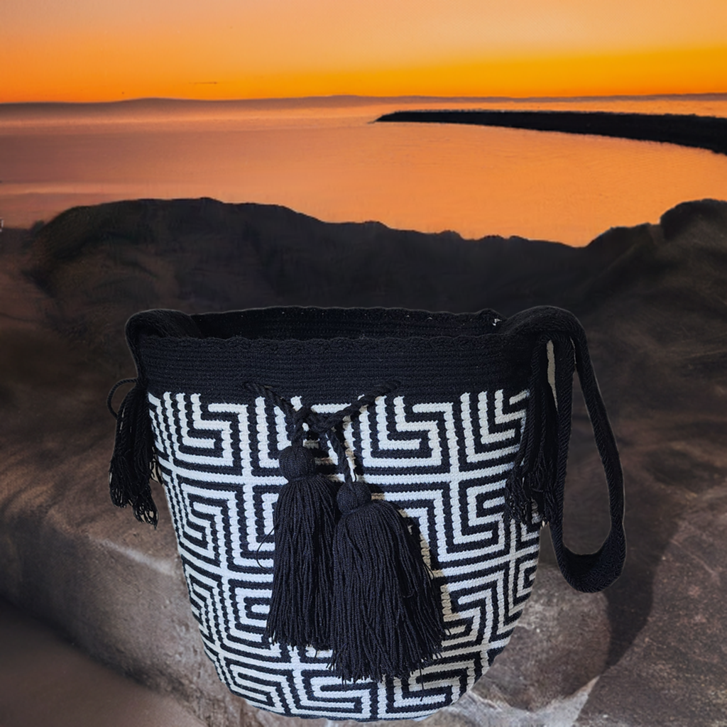 Mariana Large Handmade Crochet Wayuu Mochila Bag - a perfect gift for her