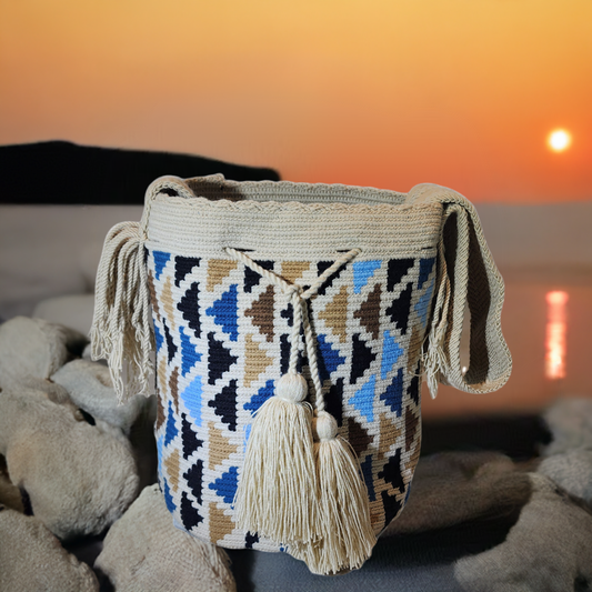 Myla Large Handmade Crochet Wayuu Mochila Bag - a perfect gift for her