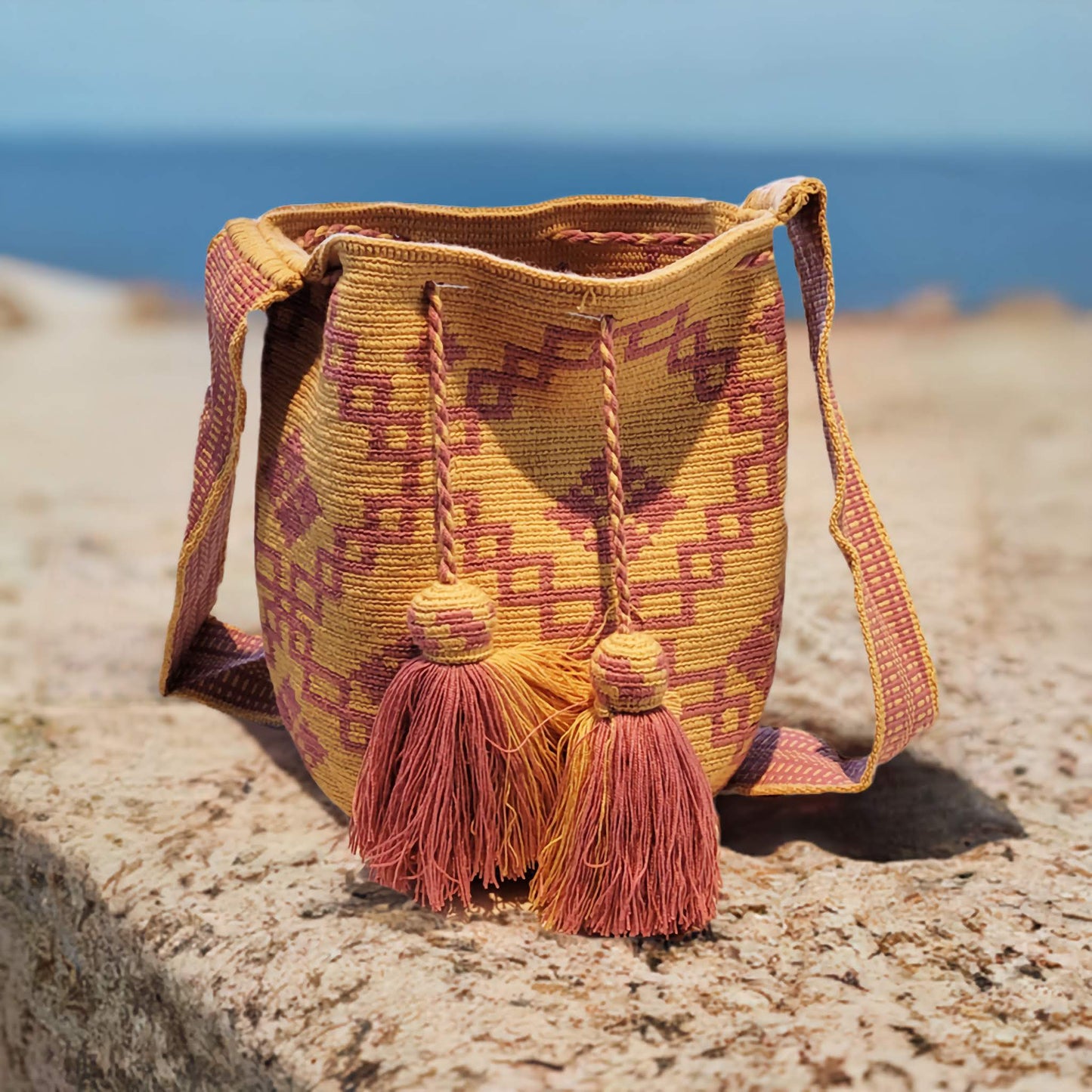 Selena Handmade Wayuu Mochila Bag