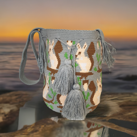 Lennox Handmade Large Wayuu Mochila Bag - Wuitusu