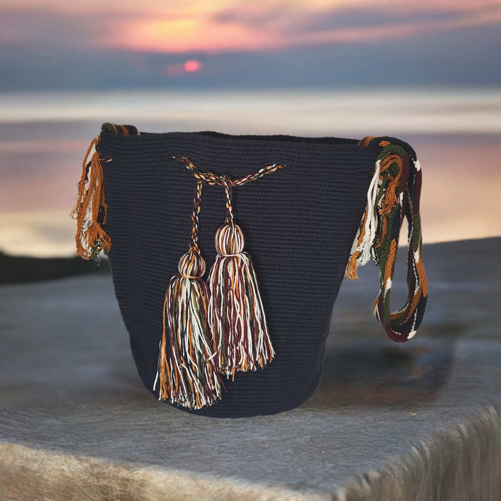 Hope Unicolor Large Handmade Wayuu Mochila Bag - a perfect gift for her