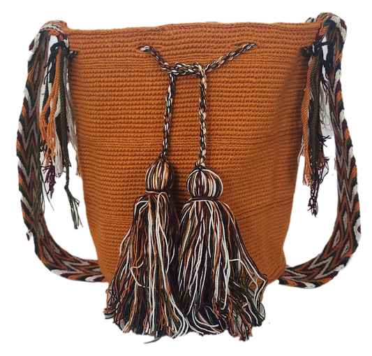 Payton Unicolor Large Handmade Wayuu Mochila Bag