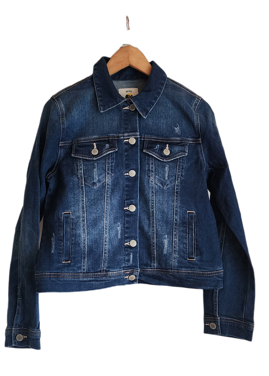 Chelsea Denim Jacket with Handmade Eye(S)