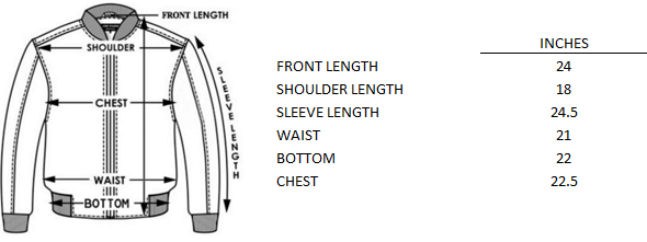 Measurements "Handmade denim jacket with colorful Wayuu-inspired punch needle embroidery on the back, showcasing unique artisan craftsmans