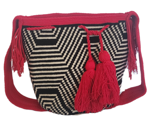 Rayna Large Handmade Crochet Wayuu Mochila Bag