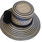 Colorful yet neutral Wayuu hat crafted from Iraca palm