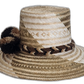Boho Chick straw hat woven from Iraca palm fibers by Wayuu artisans