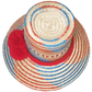 "Handmade Wuitusu Wayuu Hat crafted from Iraca palm, adorned with symbolic pompoms, offering adjustable fit and cultural sign