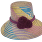 Handcrafted hat with soul, perfect as a boho hat and loved for its designer straw hat flair.

