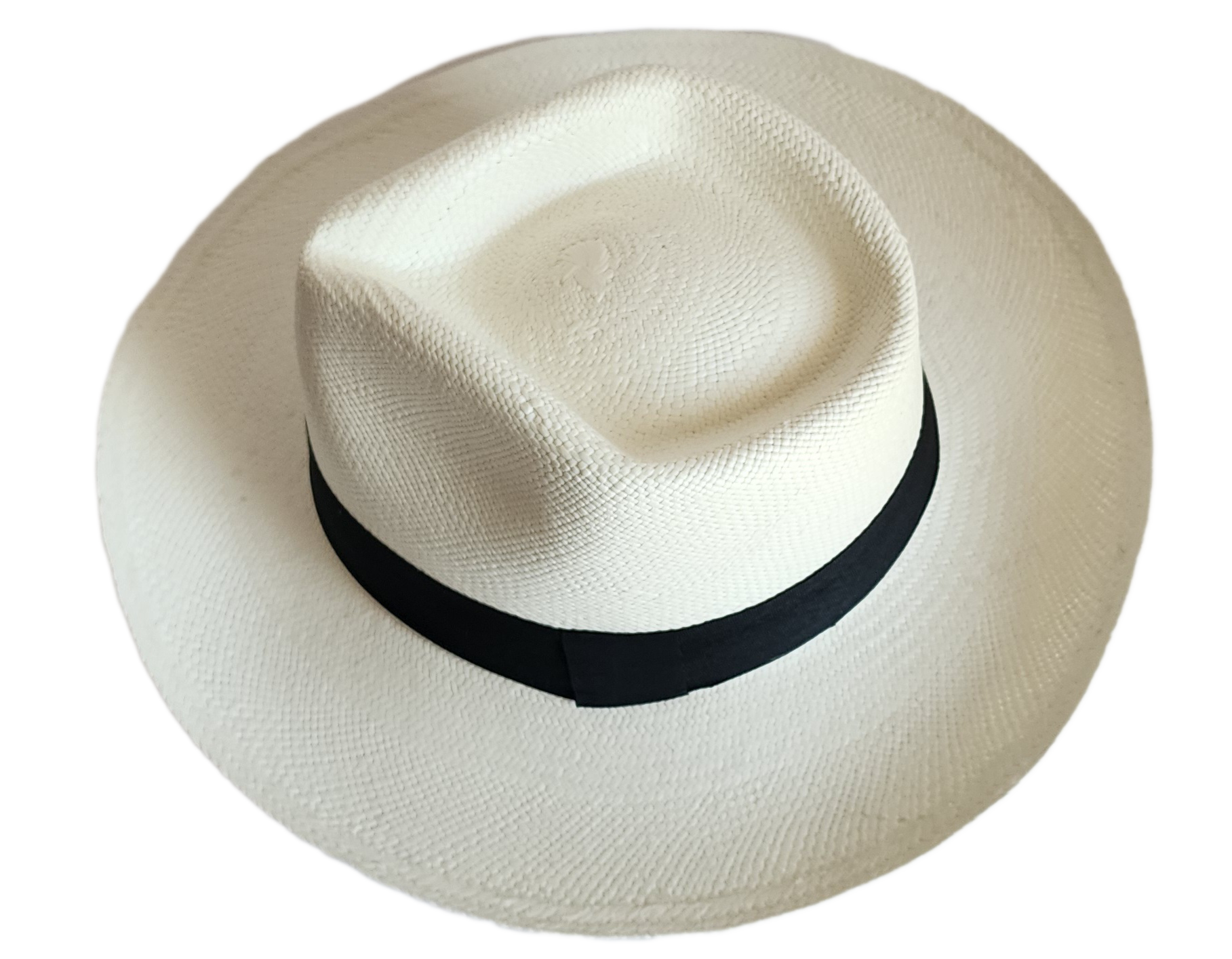 Classic bohemian chick Panama hat for summer elegance.