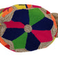 Colorful boho-chick Wayuu bag with handmade embroidery