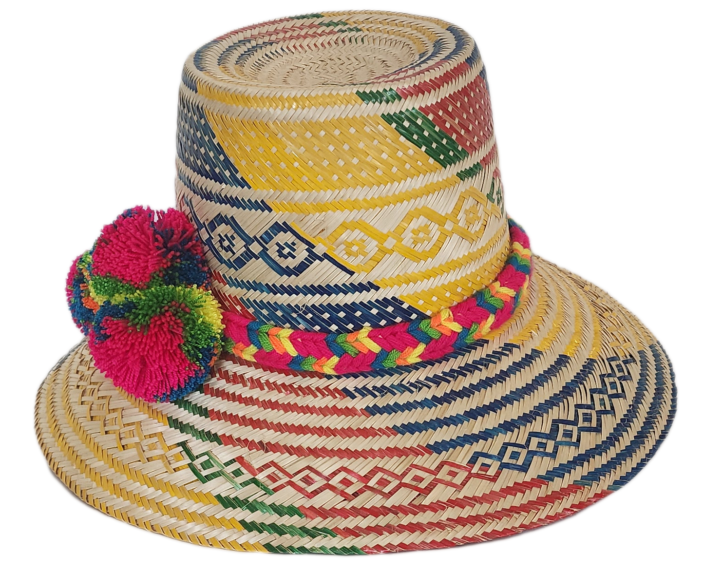 Handcrafted hat with soul, perfect as a summer straw hat and loved for its designer straw hat flair.
