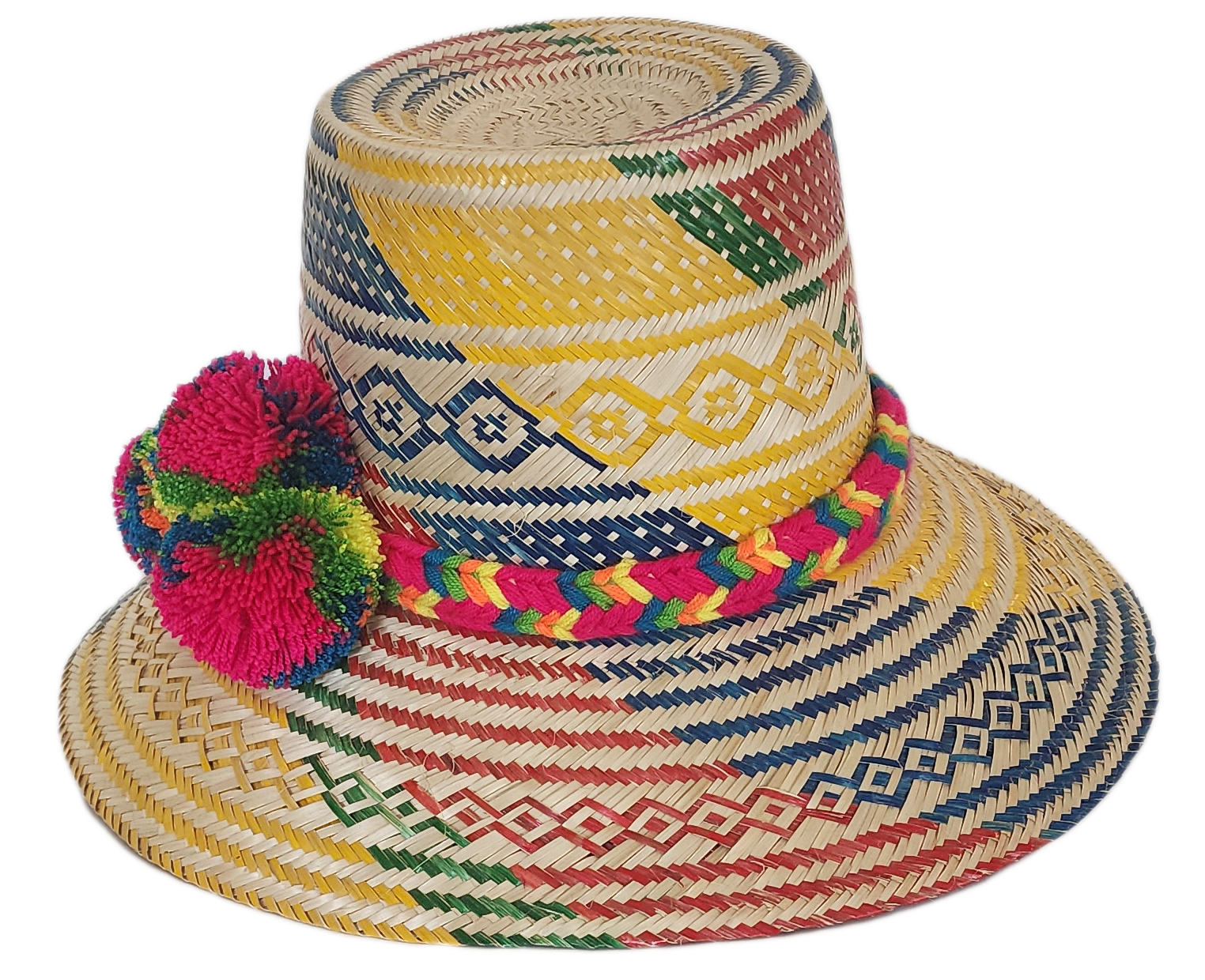 Handcrafted hat with soul, perfect as a summer straw hat and loved for its designer straw hat flair.
