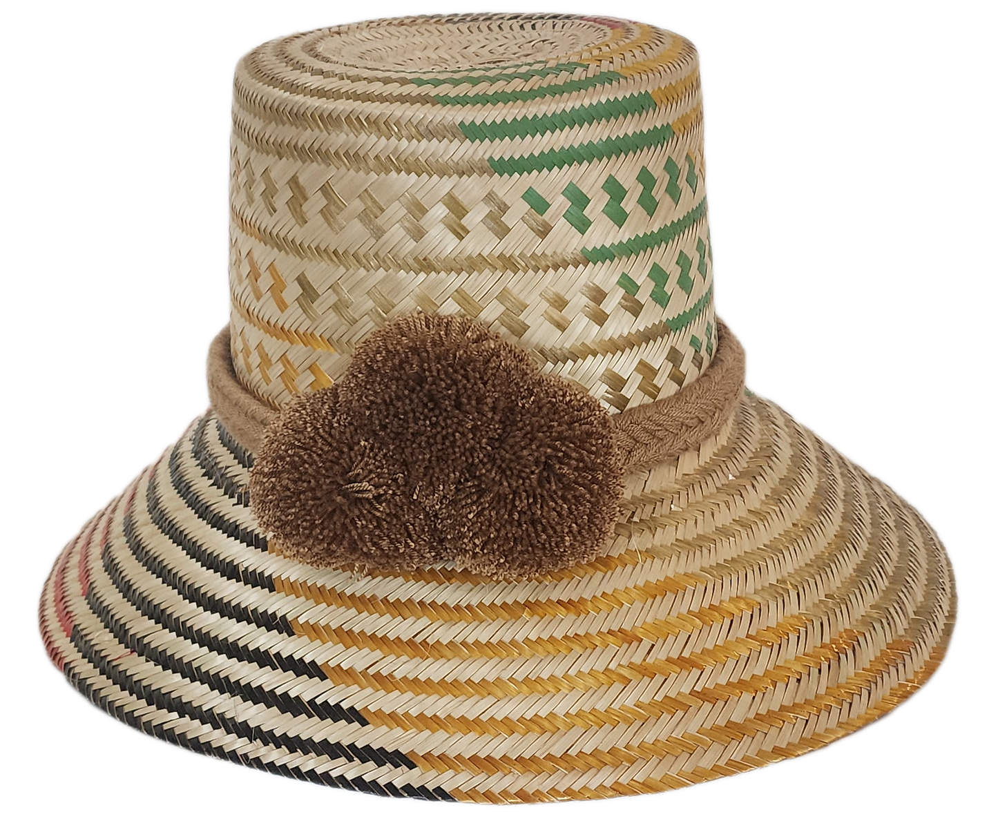Handcrafted hat with soul, perfect as a boho hat and loved for its everyday sun hat flair.

