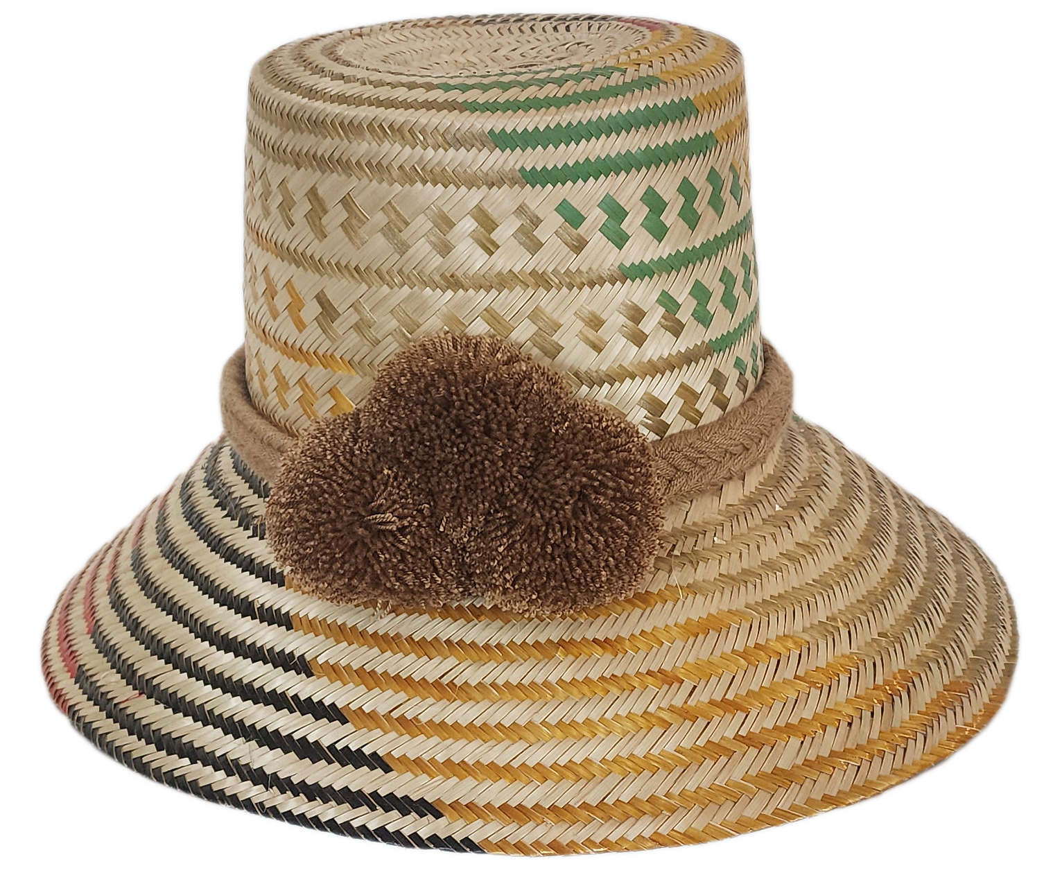Handcrafted hat with soul, perfect as a boho hat and loved for its everyday sun hat flair.
