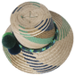 Boho hat handcrafted by Wayuu artisans from Iraca palm.
