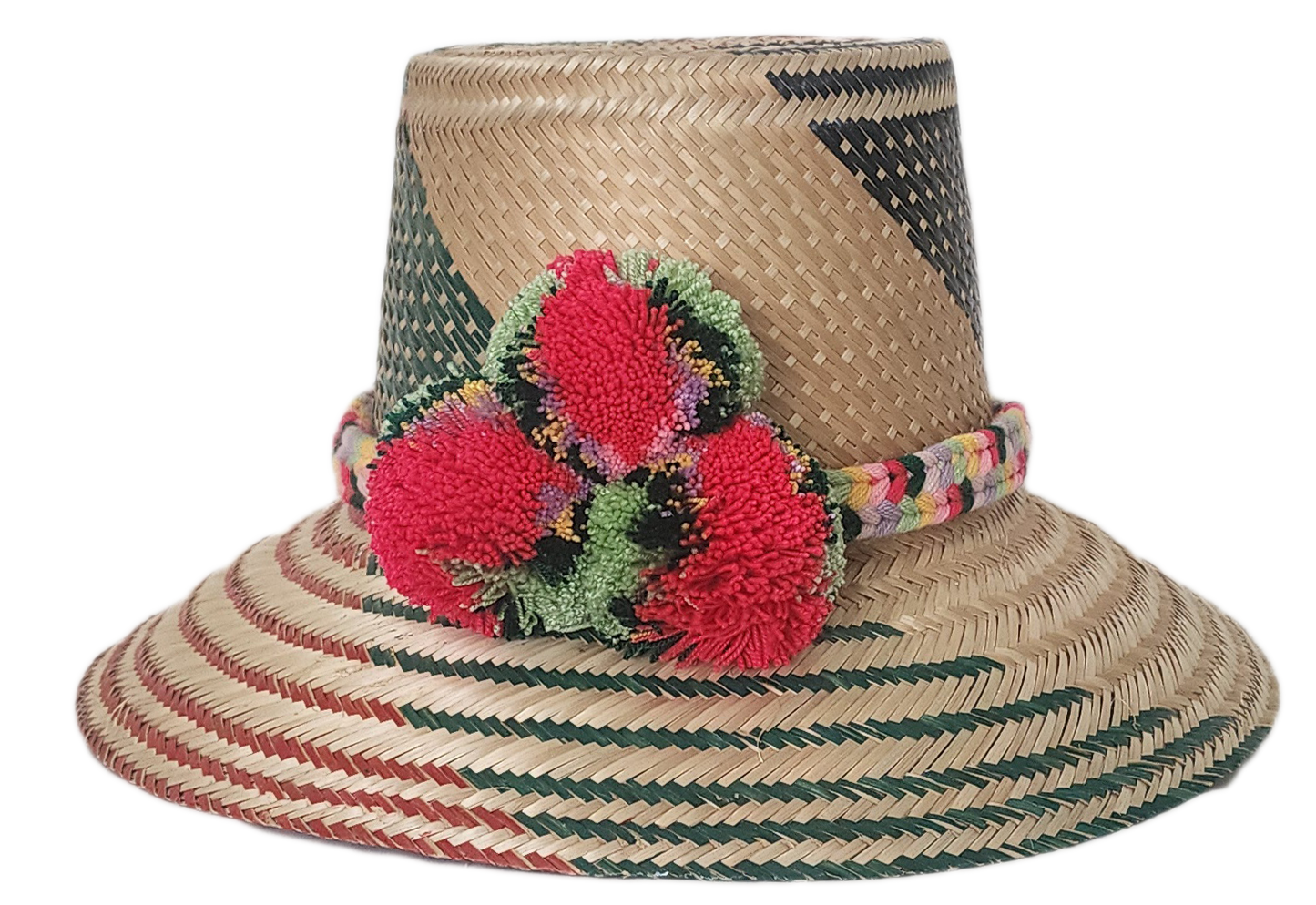 Elevate your summer with our wide brim straw hat, handcrafted with Iraca palm for comfort and style. This artisan Wayuu hat brings boho elegance and sun protection together for the perfect fashion statement.
