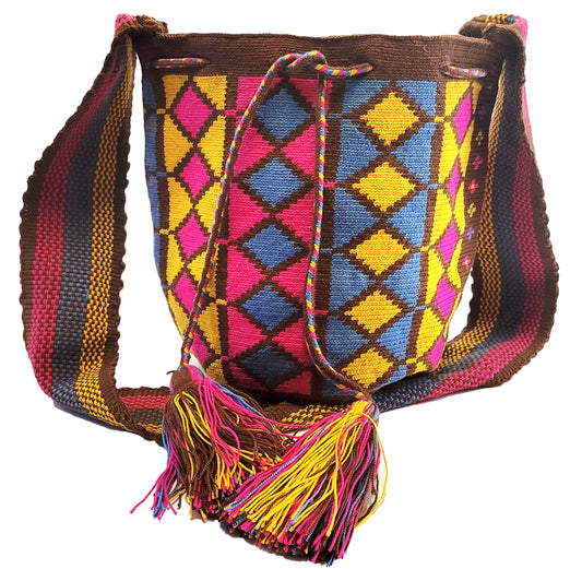 Liana Medium Size Handmade Single Thread-Wayuu Bag