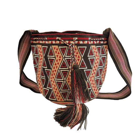 Adelynn Large One-Thread Handmade Wayuu Mochila Bag