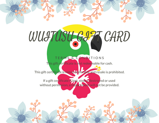WUITUSU GIFT CARDS