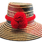 Theodora Handmade Wayuu Hat - front