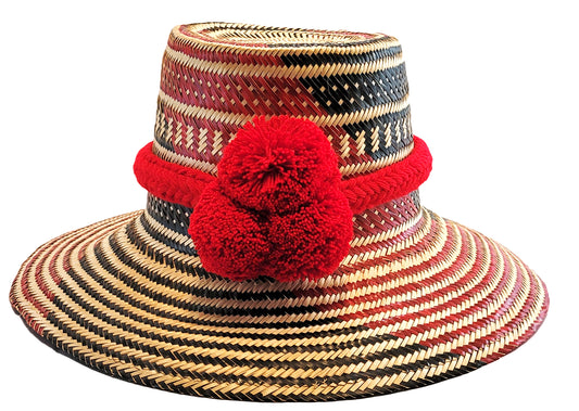 Theodora Handmade Wayuu Hat - front