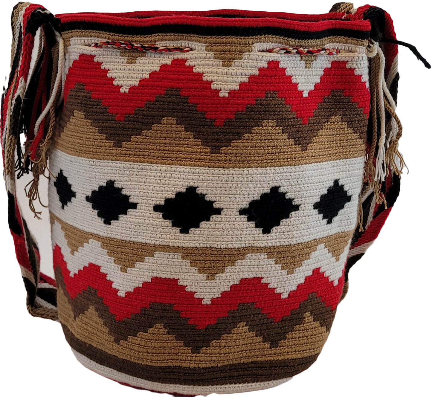 Everly Large Handmade Wayuu Mochila bag - Wuitusu
