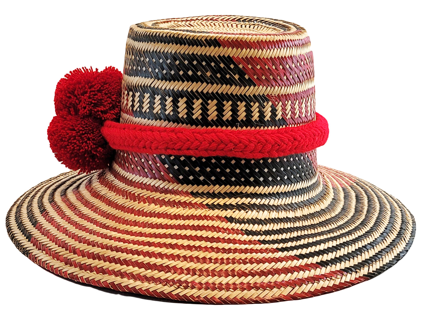 Theodora Handmade Wayuu Hat - side