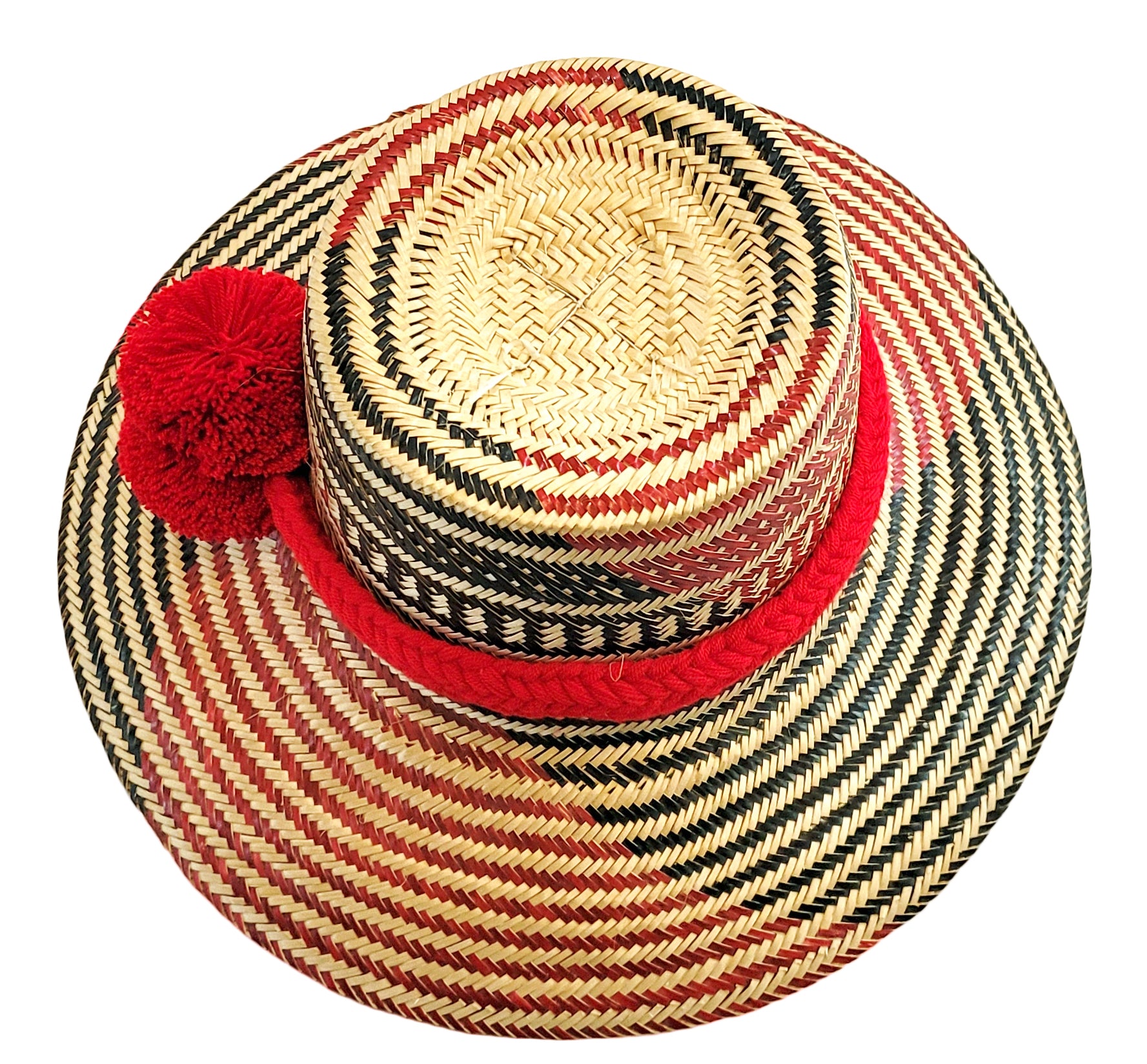 Theodora Handmade Wayuu Hat - top